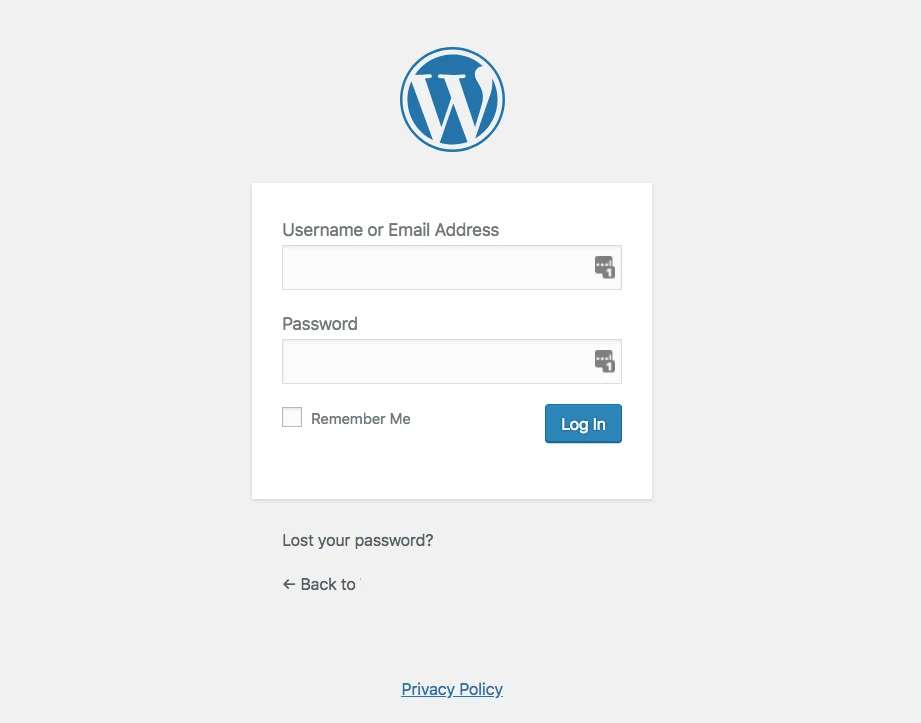 WordPress-Login.