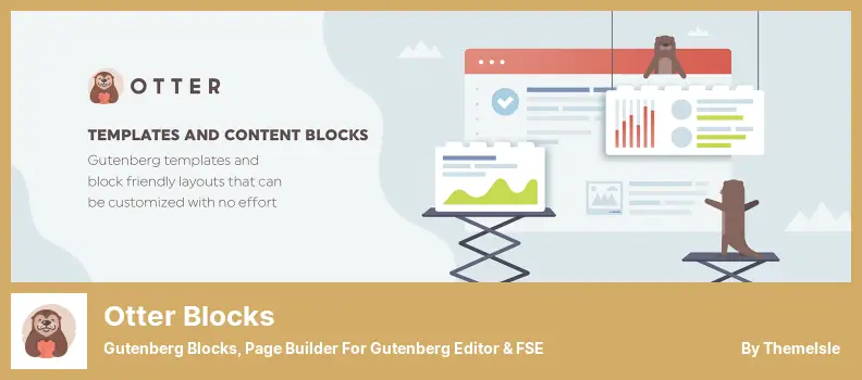 Plugin Otter Blocks - Blocs Gutenberg, générateur de pages pour l'éditeur Gutenberg et FSE