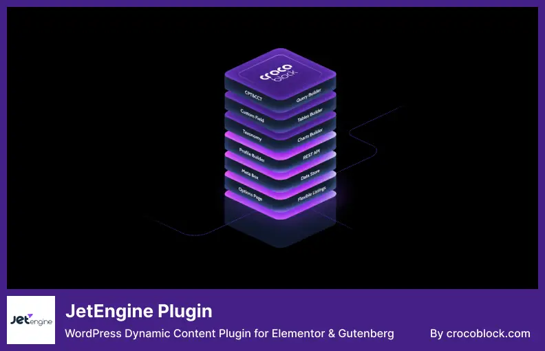 Plugin JetEngine - Plugin de contenu dynamique WordPress pour Elementor et Gutenberg