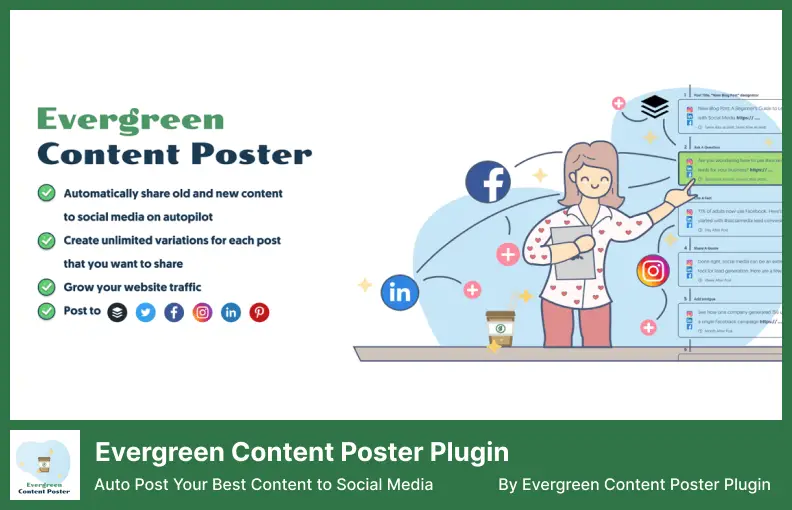 Plug-in Evergreen Content Poster: pubblica automaticamente i tuoi migliori contenuti sui social media