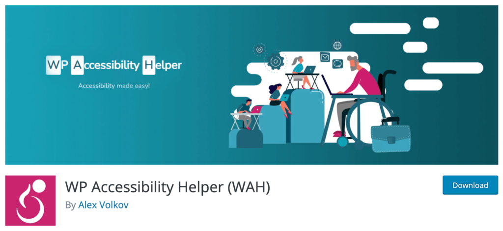 WP Accessibility Helper (WAH) — плагин специальных возможностей WordPress.