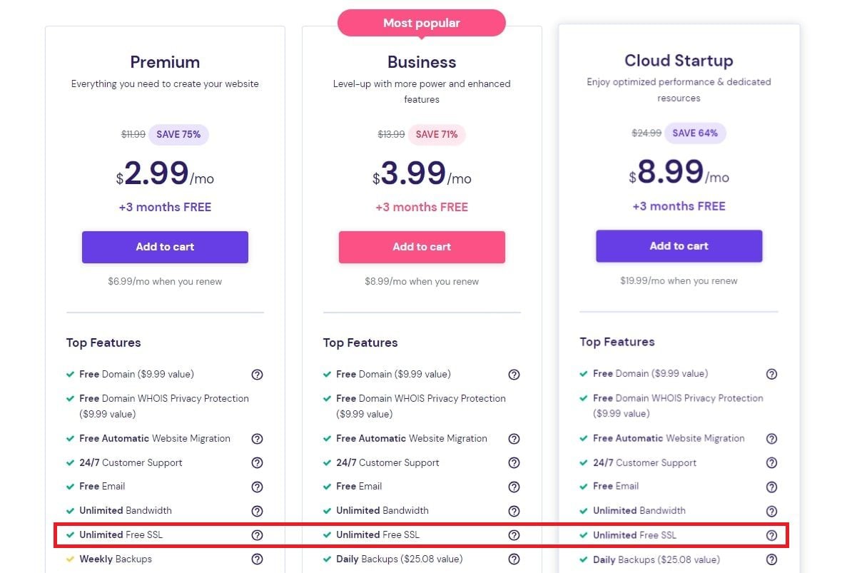 託管商免費 SSL