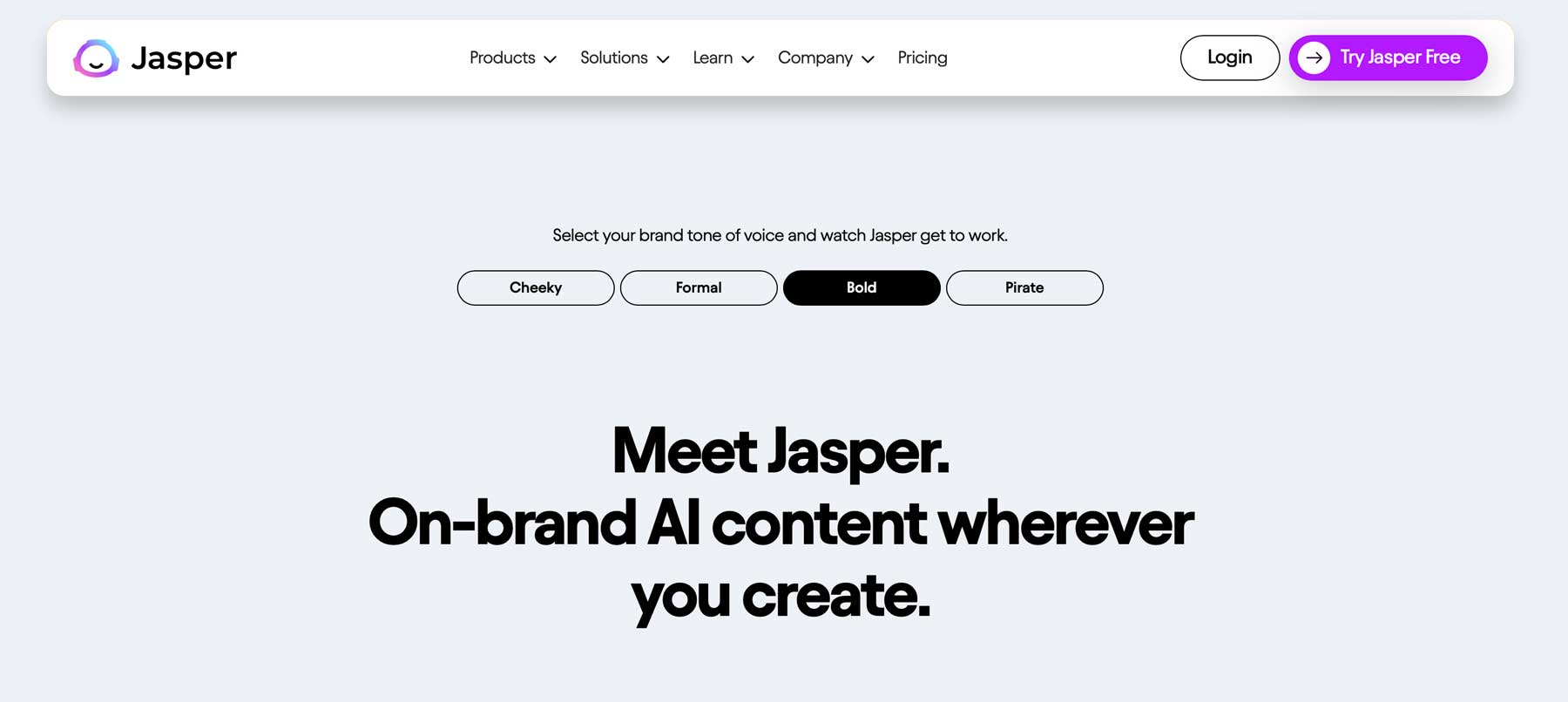 Jasper alat copywriting AI terbaik