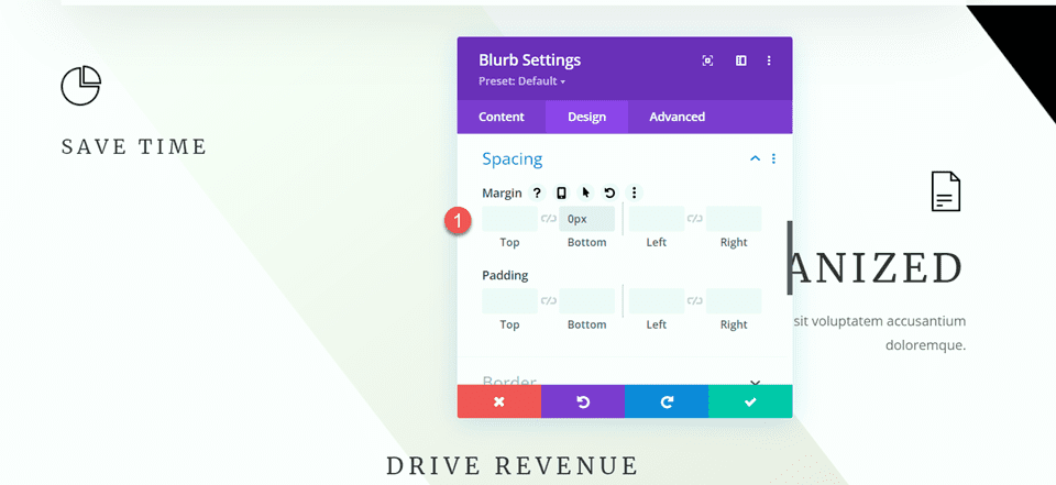 Divi ディバイダーモジュールを使用してデザインの下マージンのバランスを作成