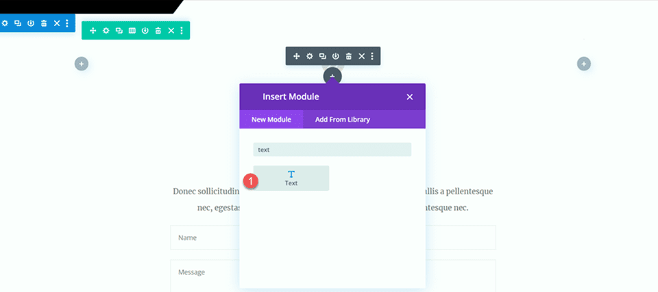 Divi Tasarımda Denge Oluşturmak için Bölücü Modülünü Kullanın Metin Ekleme Modülü