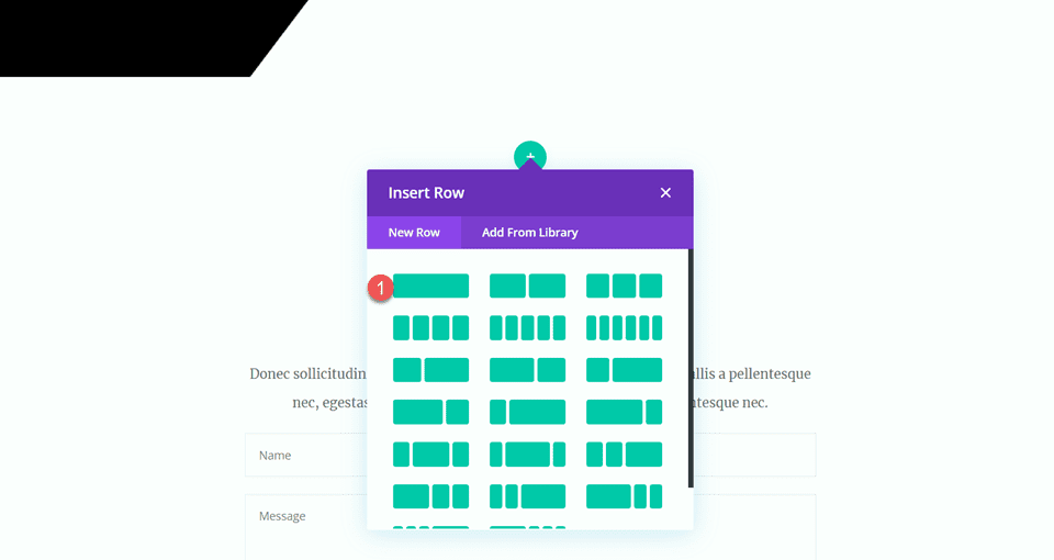 Divi ディバイダーモジュールを使用してデザインのバランスを作成 新しい行