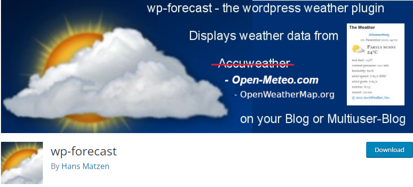 Wtyczka WP-Forecast