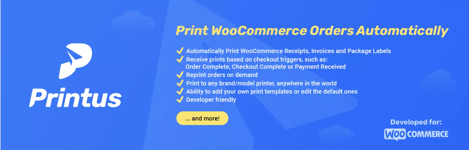 Printus – WooCommerce için Otomatik Yazdırma Eklentisi