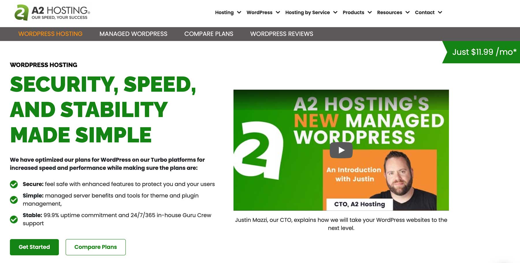 A2 berbagi hosting wordpress