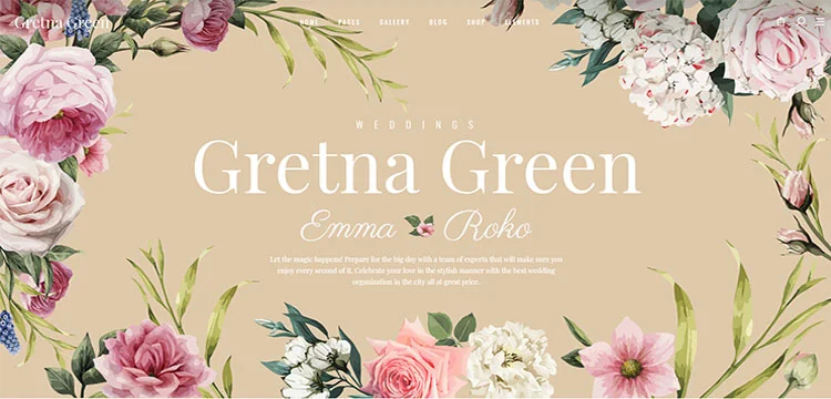 Gretna Green - Tema para organizadores de bodas y celebraciones