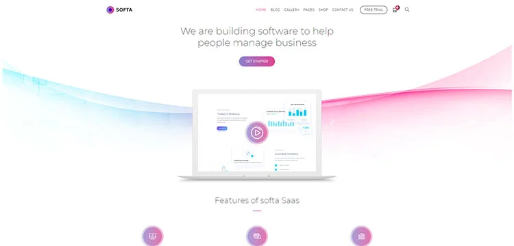 Softa SaaS、SaaS 用ソフトウェアおよび WebApp/ソフトウェア WordPress テーマ