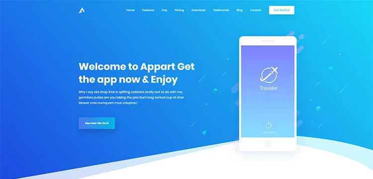 AppArt – Kreatives WordPress-Theme für Apps, Saas und Software