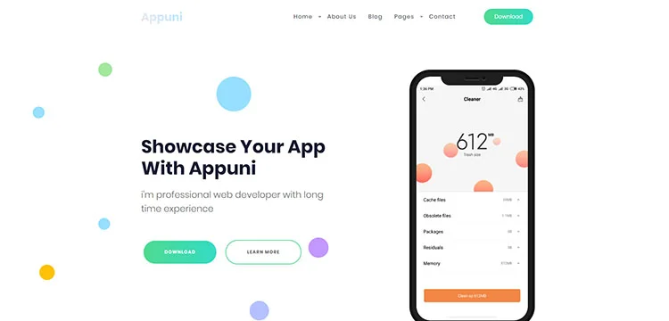 Appuni - سمة WordPress للتطبيقات