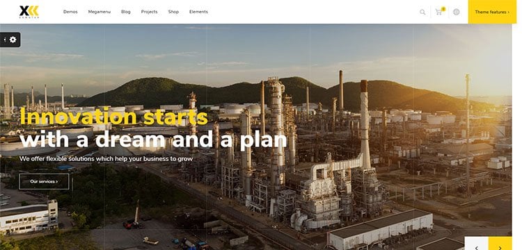 Samatex - Tema Industrial WordPress + Woocommerce