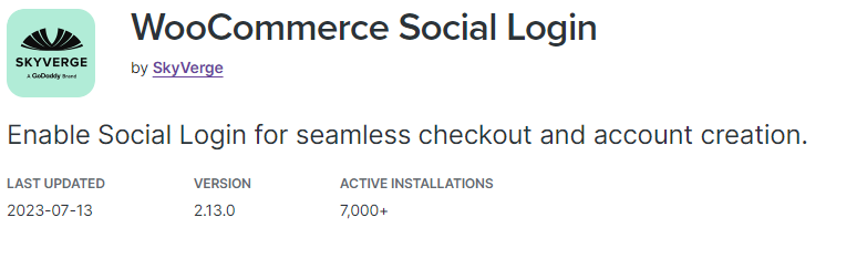 Connexion sociale WooCommerce