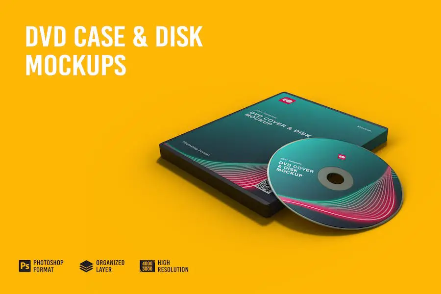 DVD Kutusu ve Disk Maketi -