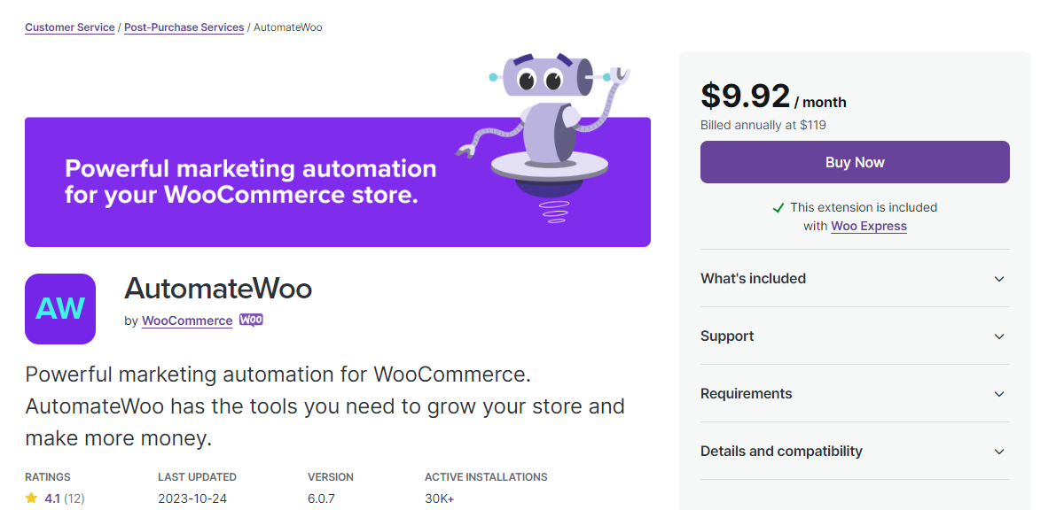 AutomateWoo-Plugin di follow-up WooCommerce