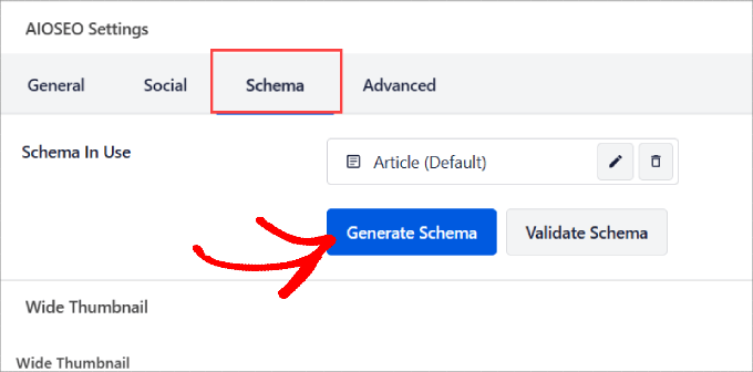 Generate-schema