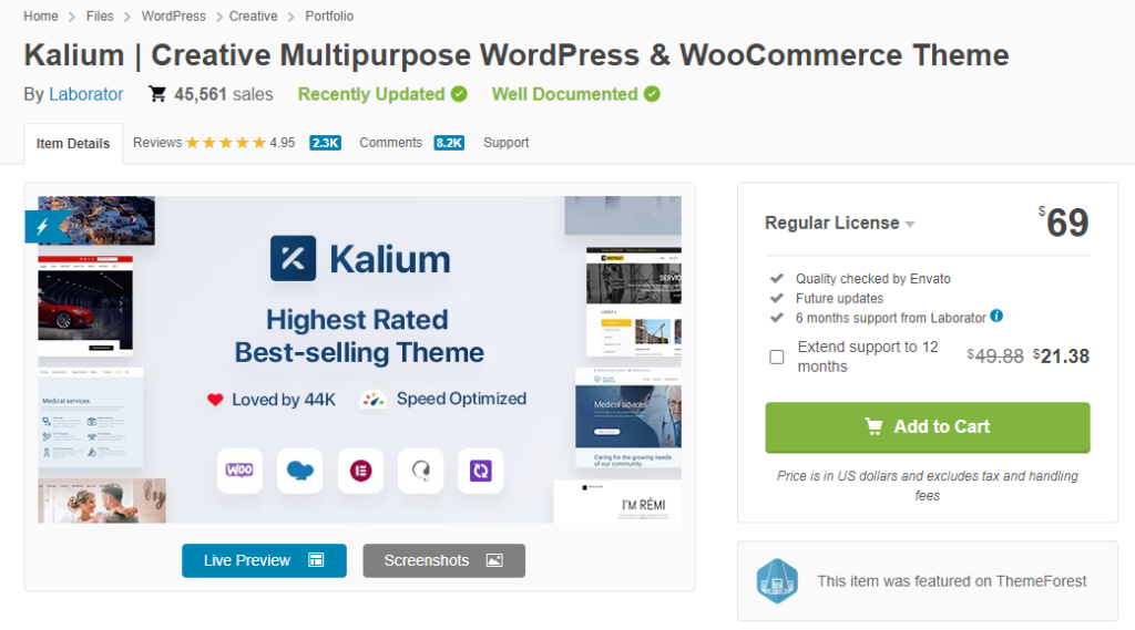 Tema de WordPress Kalium