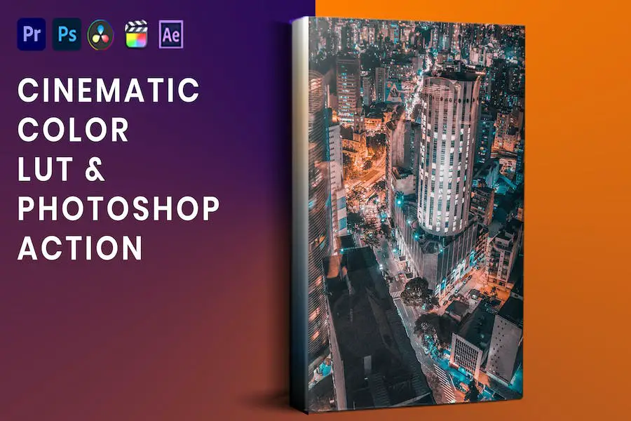 Cinematic Color LUT și Photoshop Action -