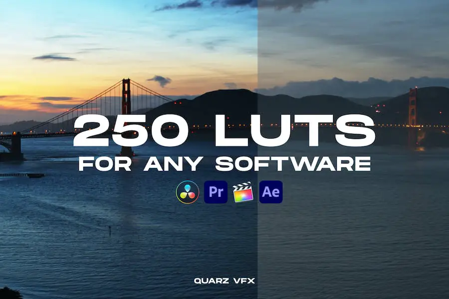 250 LUT Presetari de culoare -