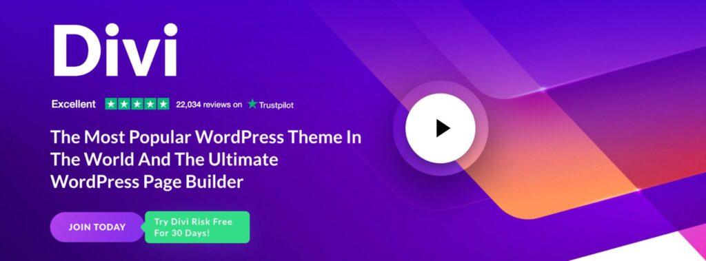 Divi - Zarif WordPress Açılış Sayfası Seçeneği