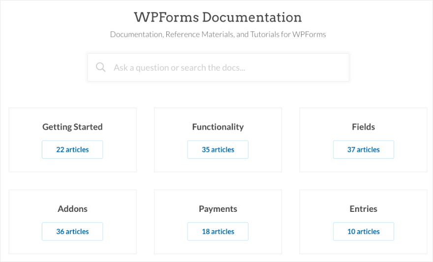 Documentation WPForms