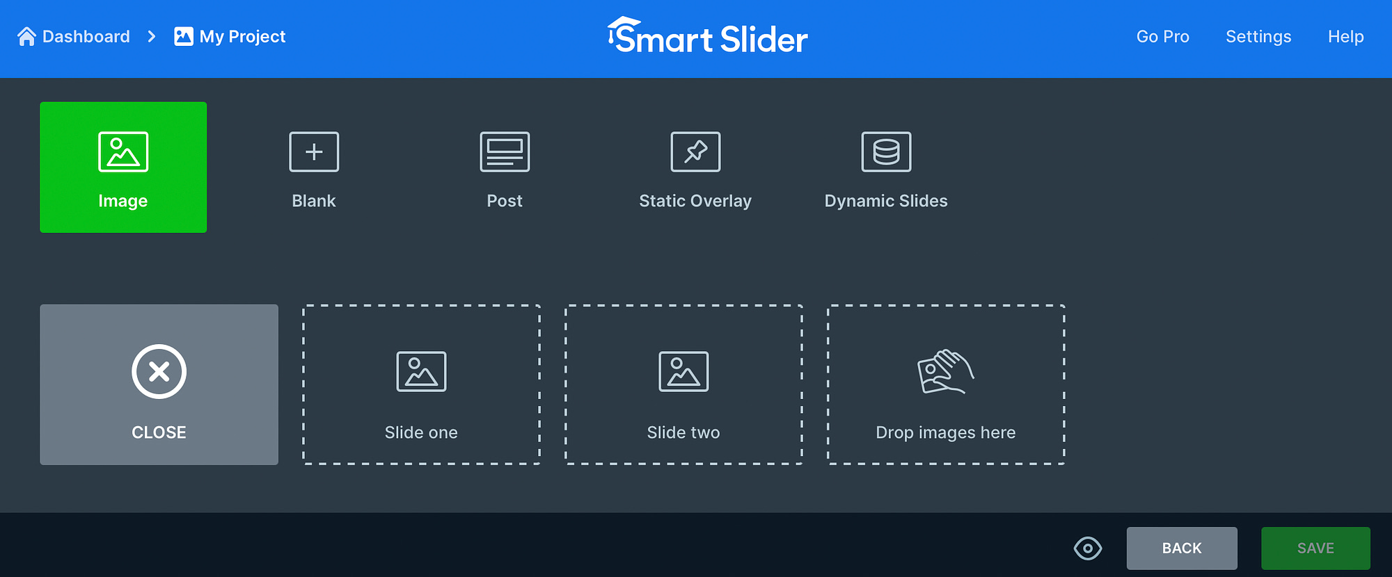 Carica immagini su Smart Slider 3.