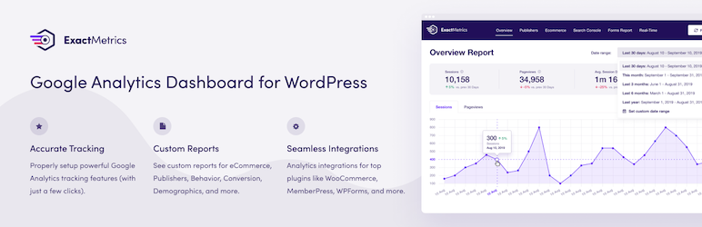 ExactMetrics – Dasbor Google Analytics untuk WordPress (Plugin Statistik Situs Web)