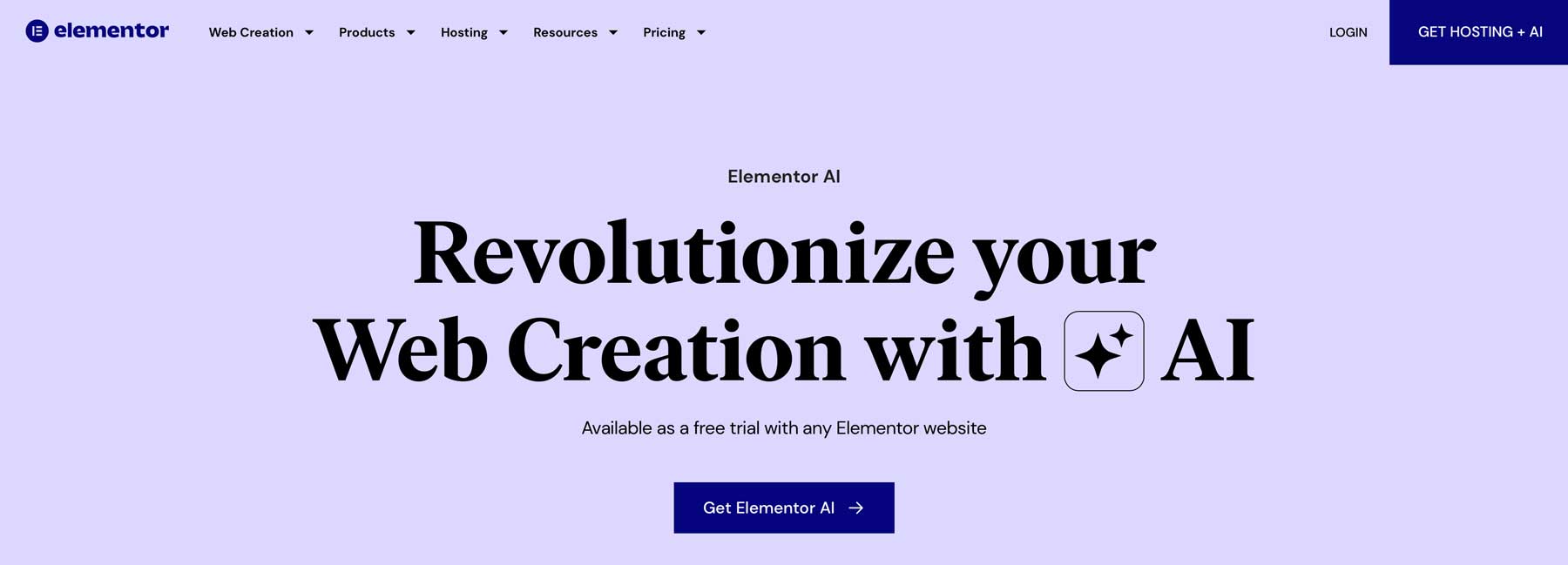 Elementor, los mejores creadores de sitios web de WordPress con IA