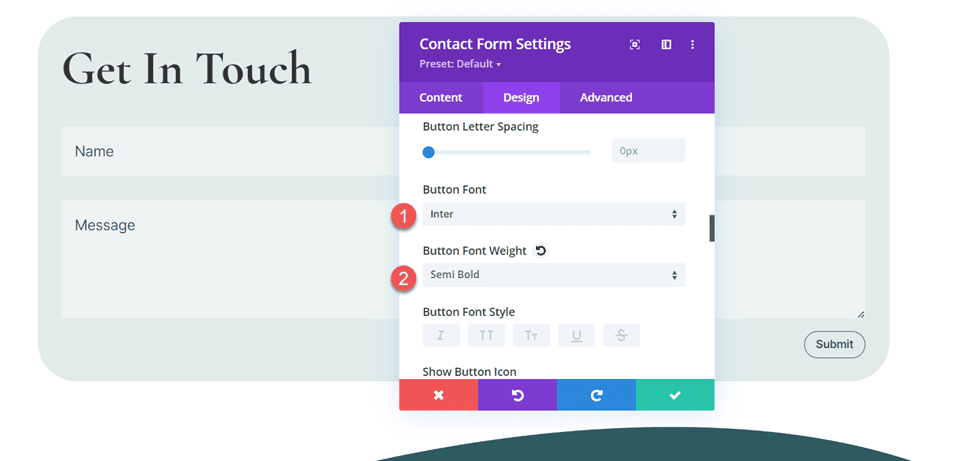 Divi รวมที่อยู่อีเมลหลายรายการในแบบอักษรปุ่มโมดูลแบบฟอร์มการติดต่อ