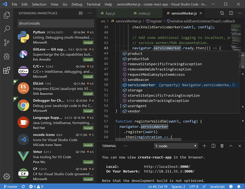 程序员的 Visual Studio 代码编辑器