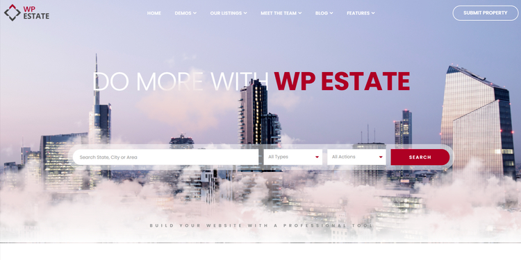 Tema WP Estate.