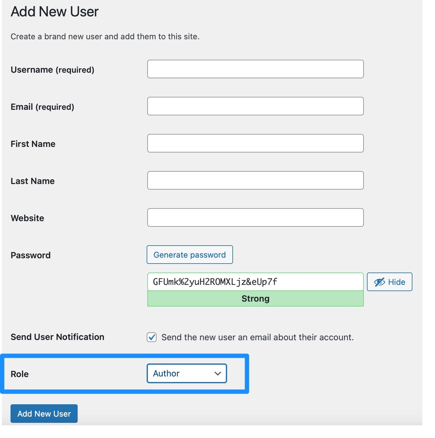 如何在 WordPress 中添加新作者。