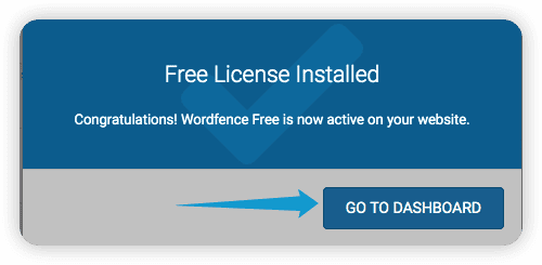 Licencia de Wordfence instalada