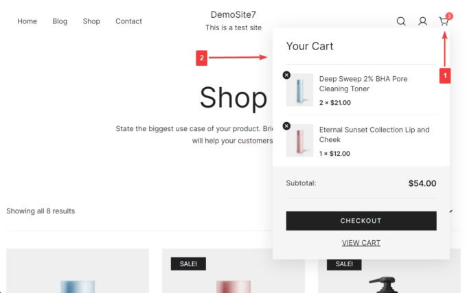 woocommerce keranjang mini default