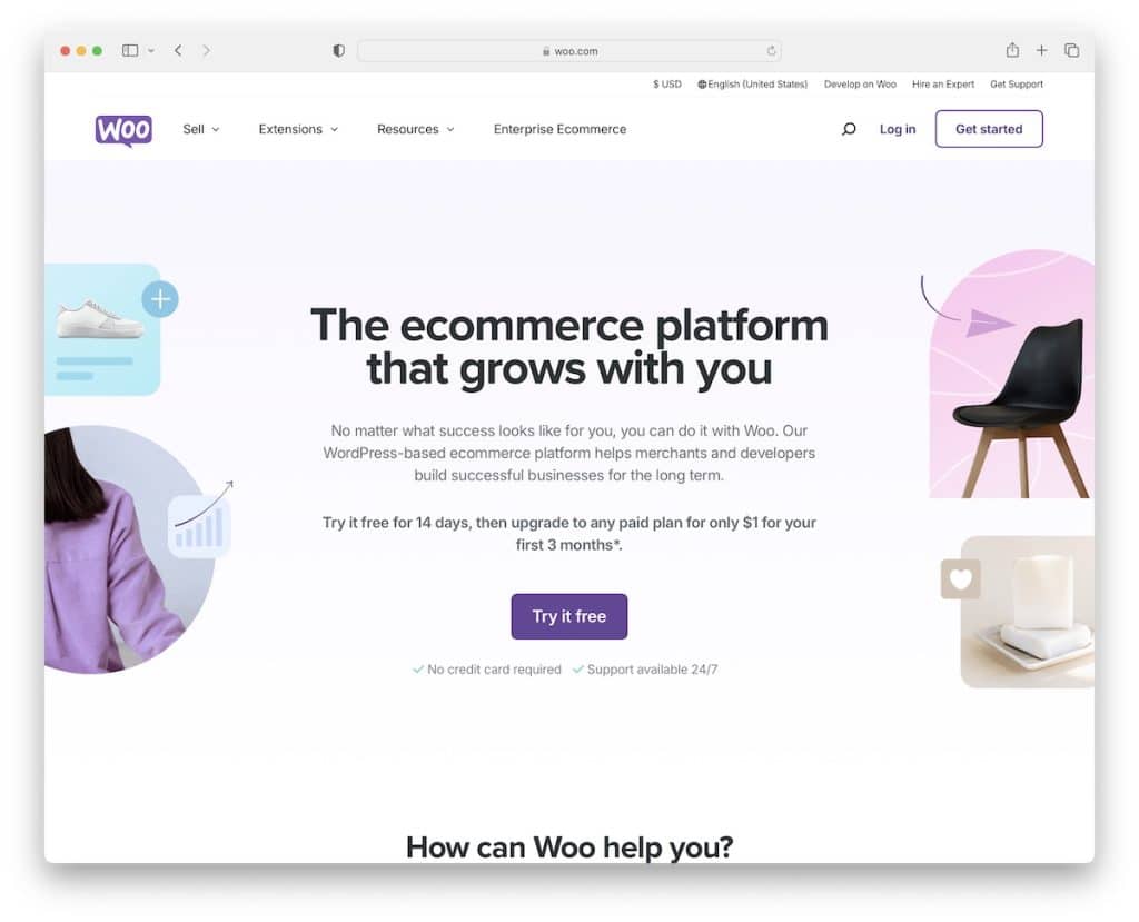 piattaforma di e-commerce open source woocommerce