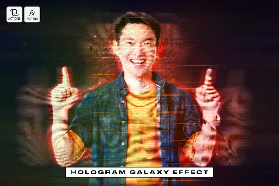 Efek Galaksi Hologram -