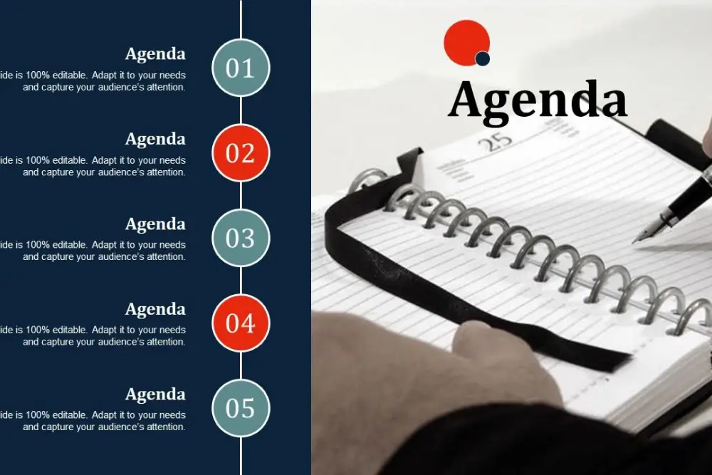 Inspirasi slide agenda ppt -