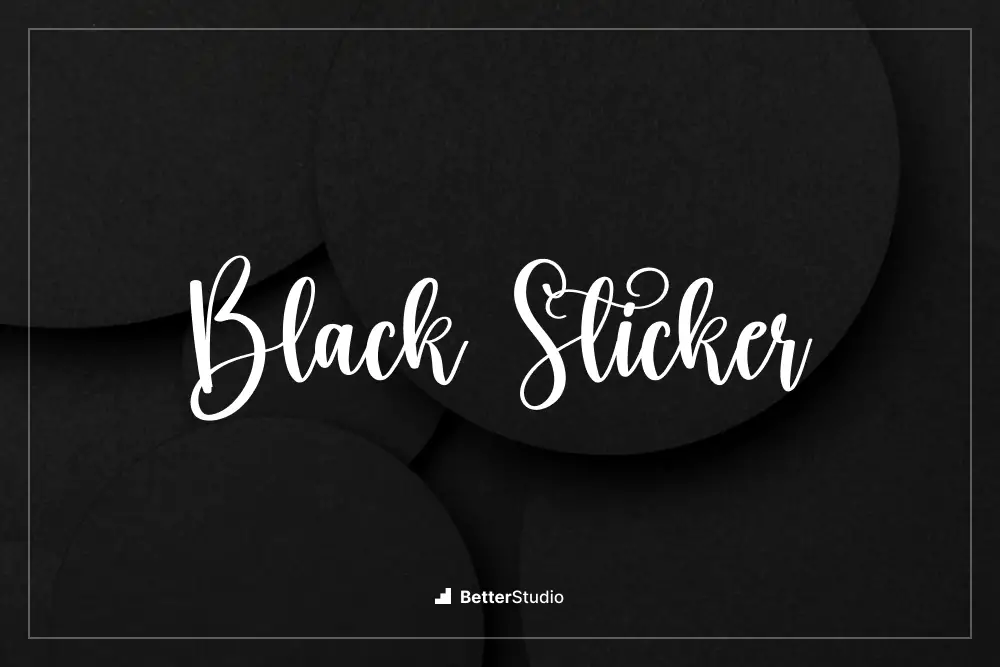 Stiker Hitam -