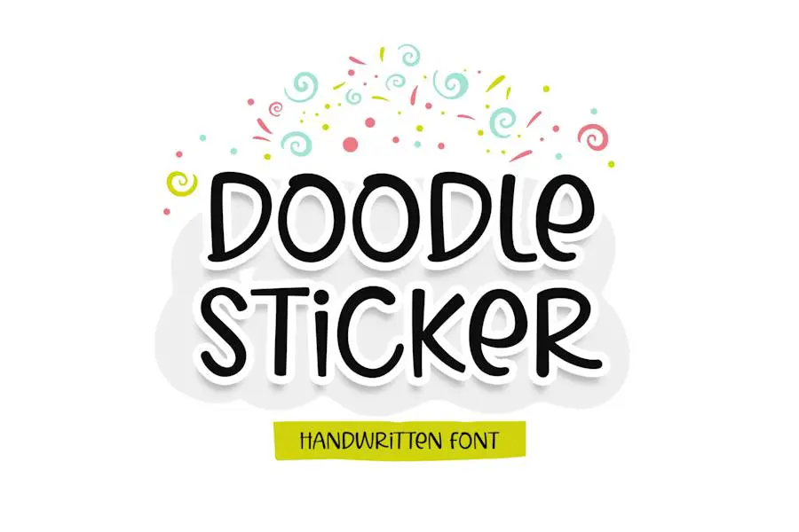 Stiker coretan -