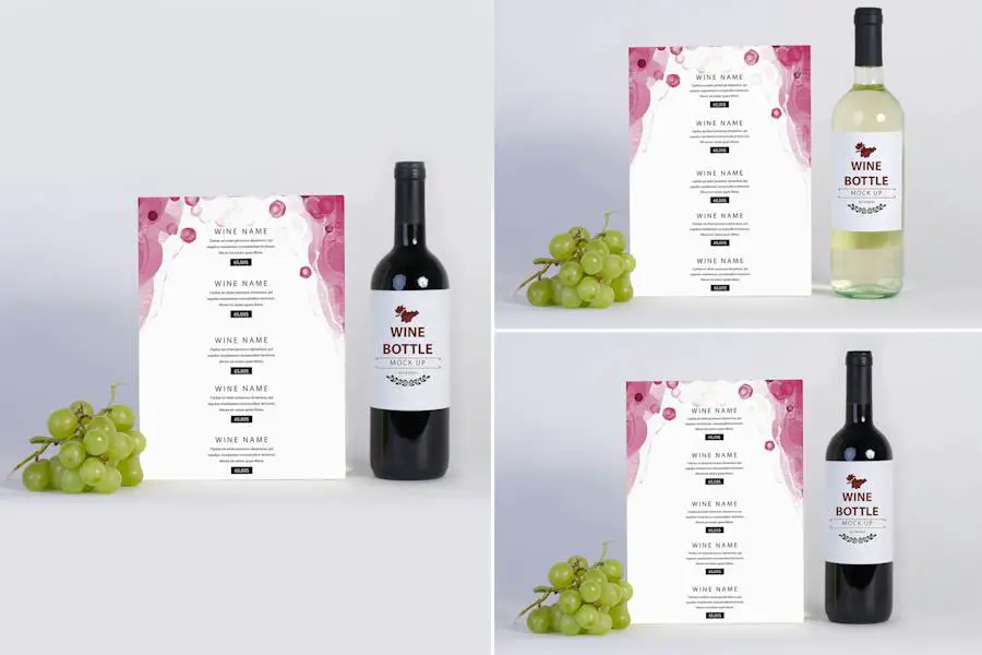 Mock Up Menu Anggur -