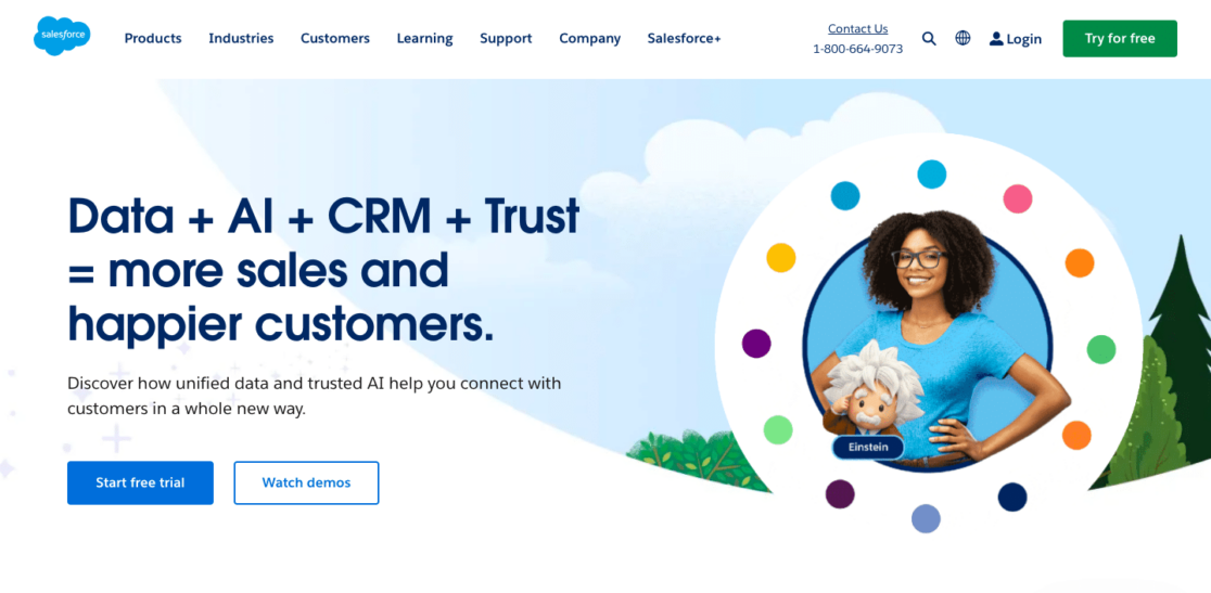 Salesforce homepage