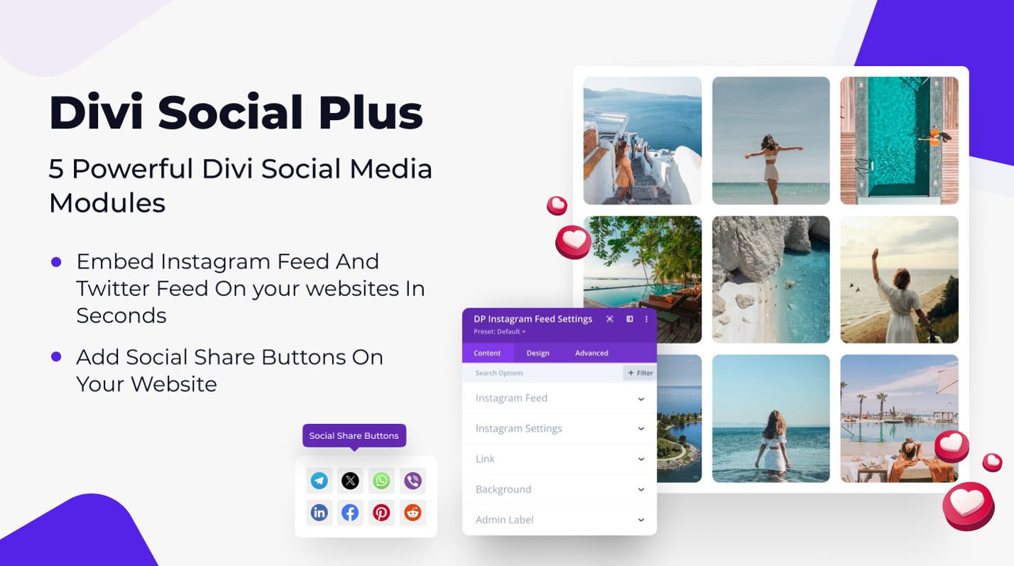 Divi Social Plus