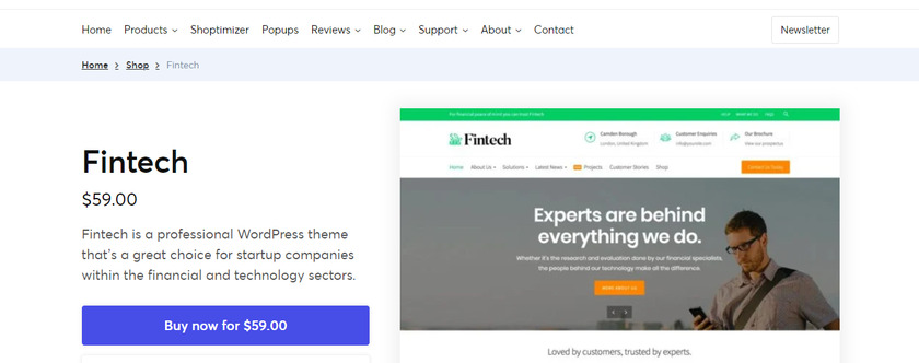 fintech-wp-tema