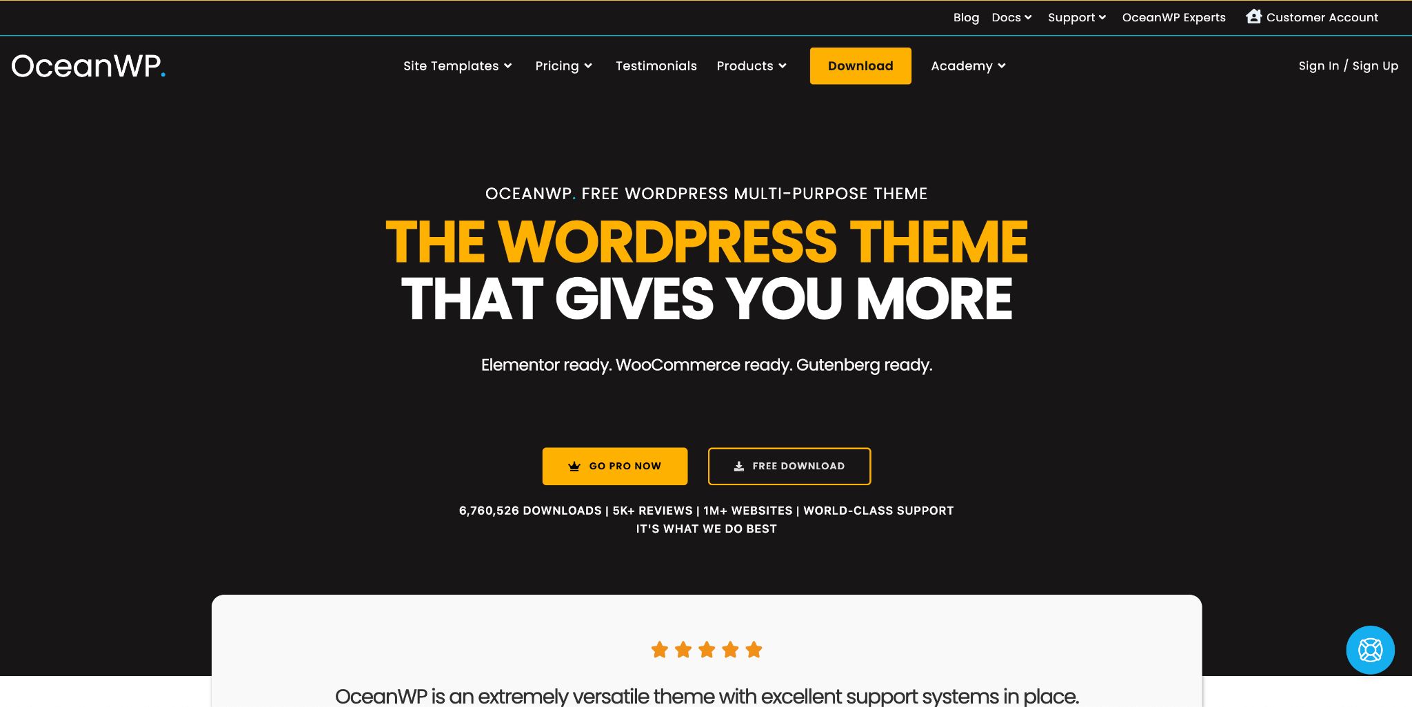 tema wordpress samudera