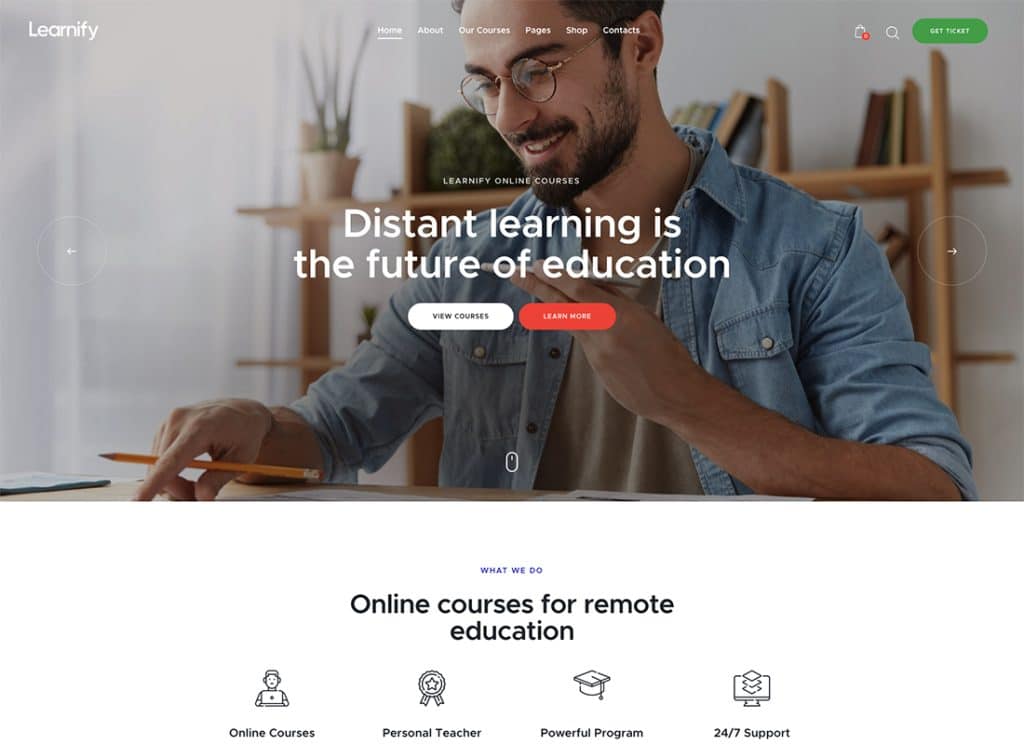 Learnify - 在线教育课程 WordPress 主题