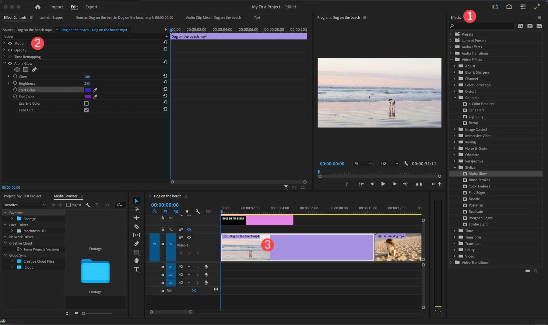 Adobe Premiere エフェクト