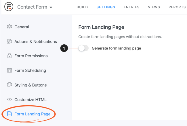 วิธีสร้างหน้า Landing Page แบบทดสอบใน WordPress ด้วยฟอร์มที่น่ากลัว