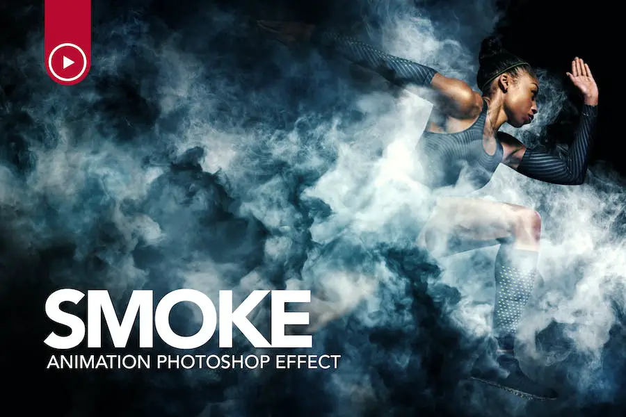 Smoke Animation Photoshop Action -